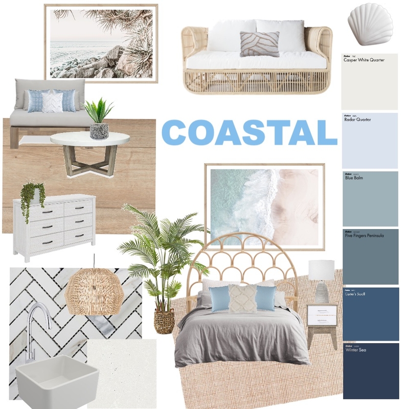 Coastal Mood Board by AshLowe on Style Sourcebook