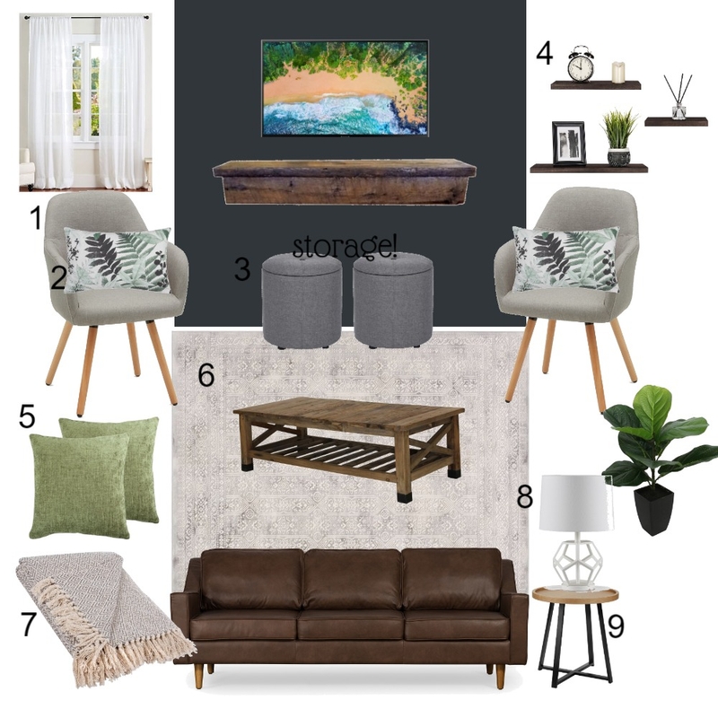 Leslie - Living Room (green) Mood Board by janiehachey on Style Sourcebook