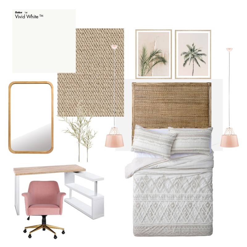 Module 10 - Bedroom 1 Mood Board by erin_burmeister on Style Sourcebook