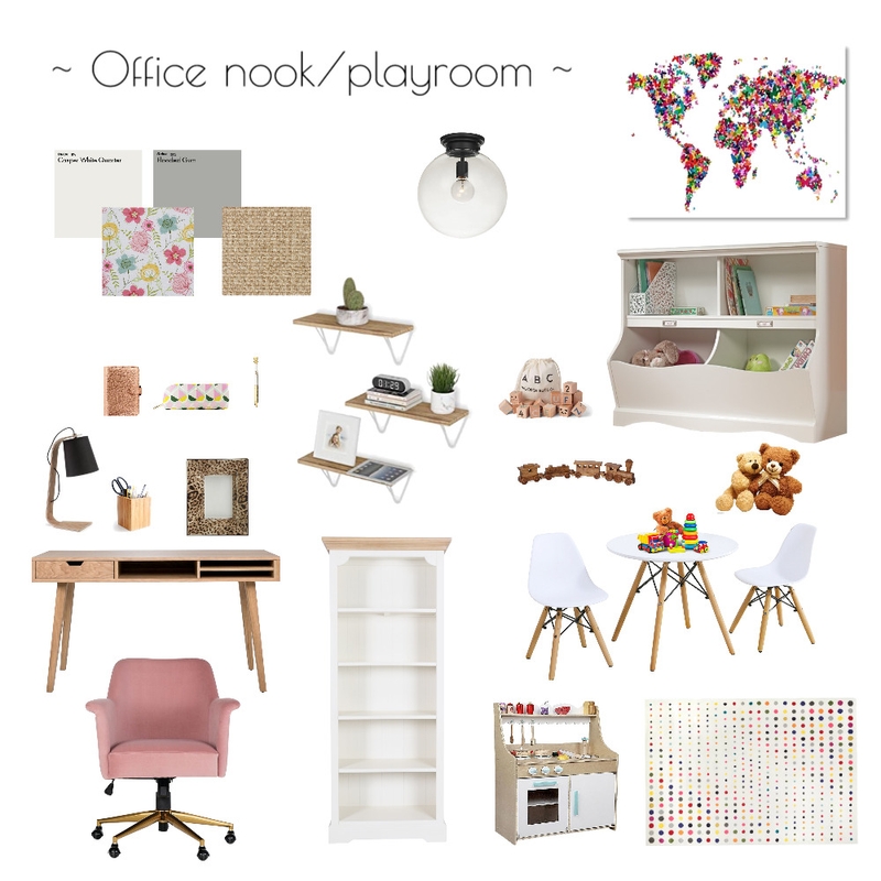 officenook/playroom Mood Board by MfWestcoast on Style Sourcebook