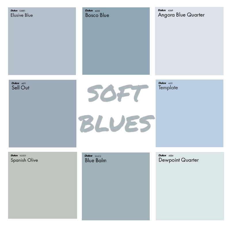 SOFT BLUES Mood Board by homestylingbymel on Style Sourcebook