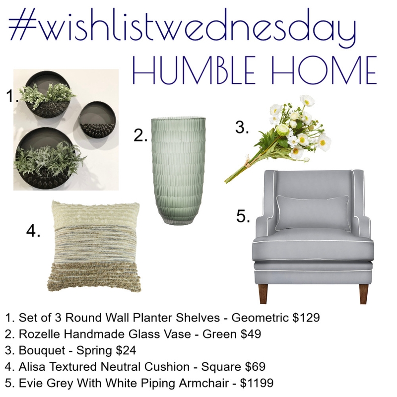 Wishlist Wednesday Humble Home Mood Board by Kohesive on Style Sourcebook
