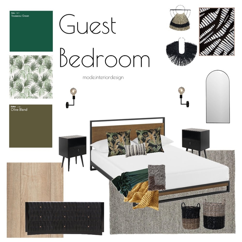 Guest Bedroom Mood Board by Powellsaveproject on Style Sourcebook