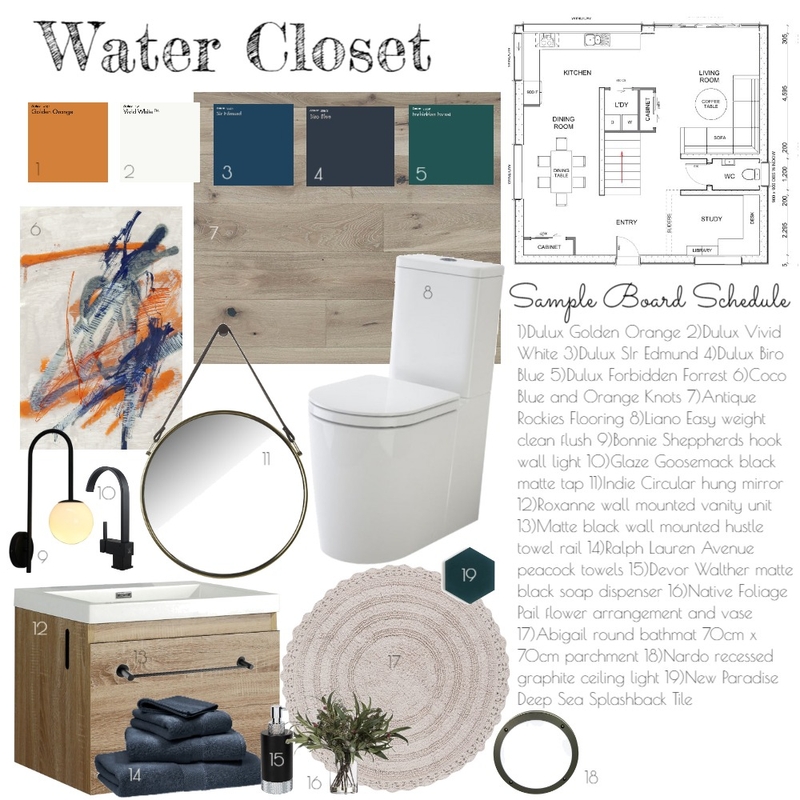 Water Closet Mood Board by michelle_carla on Style Sourcebook