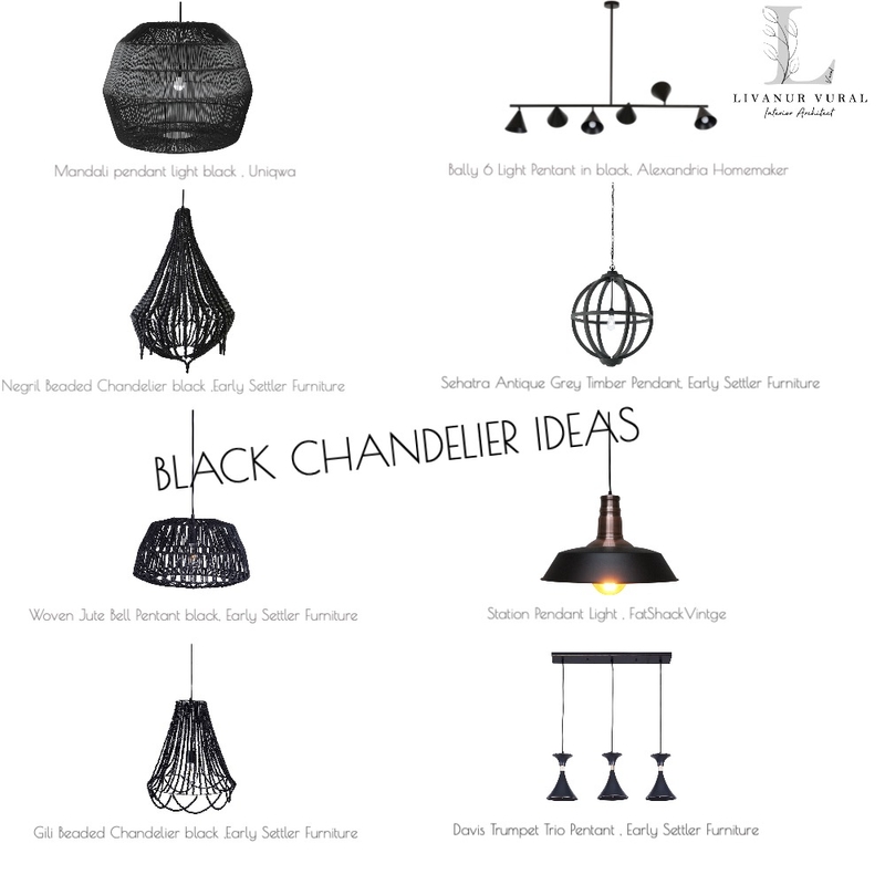 CHANDELIER Mood Board by livanurvuraldesign on Style Sourcebook