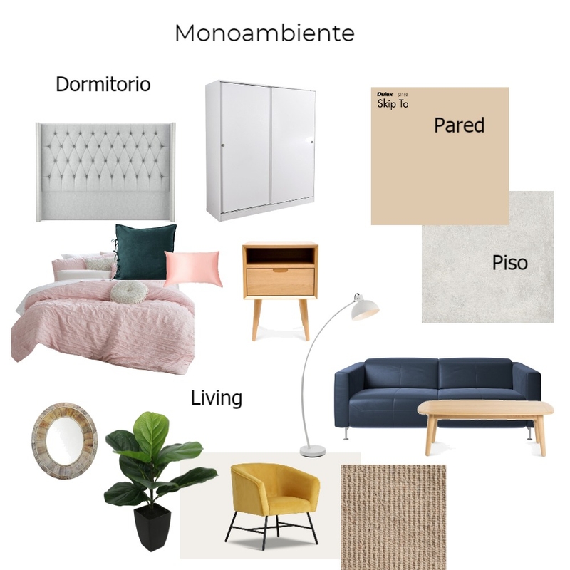 Monoambiente Dai Mood Board by Patricia Lazarte on Style Sourcebook