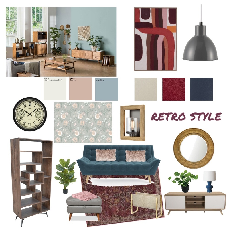 Retro Mood Board by Spook103 on Style Sourcebook