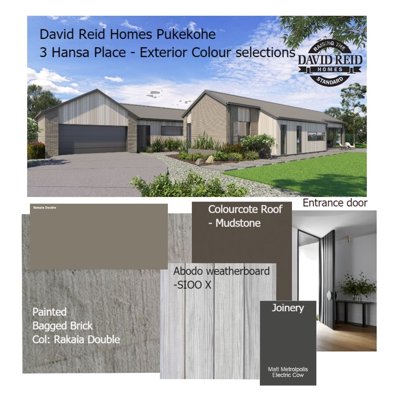 Colour Selections H + L North Ridge Mood Board by David Reid Homes Pukekohe on Style Sourcebook