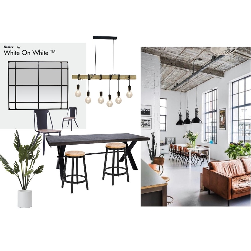 Industrial Dining room Mood Board by Sikelelwa on Style Sourcebook