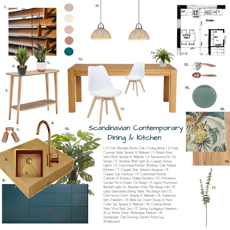 Dining and Kitchen Mood Board by YasmiArtDesign on Style Sourcebook