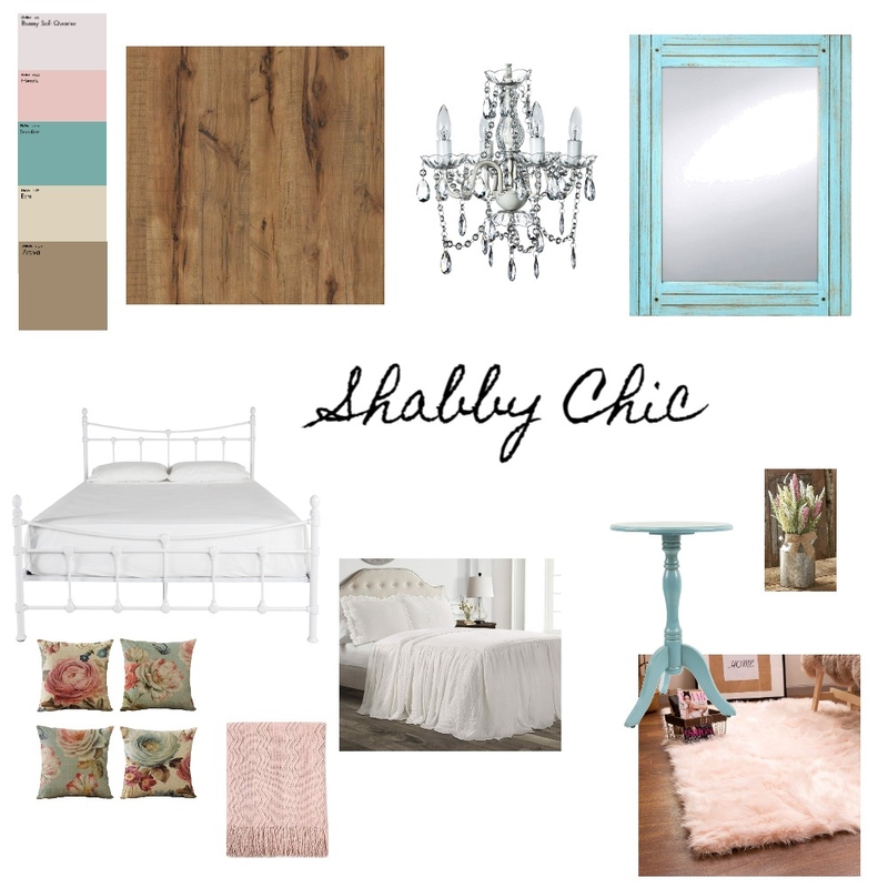 Shabby Chic Bedroom Mood Board by L_Tatsch on Style Sourcebook