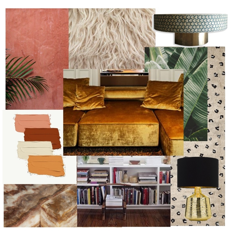 Terrocotta and Gold Mood Board by v_rue@hotmail.com on Style Sourcebook
