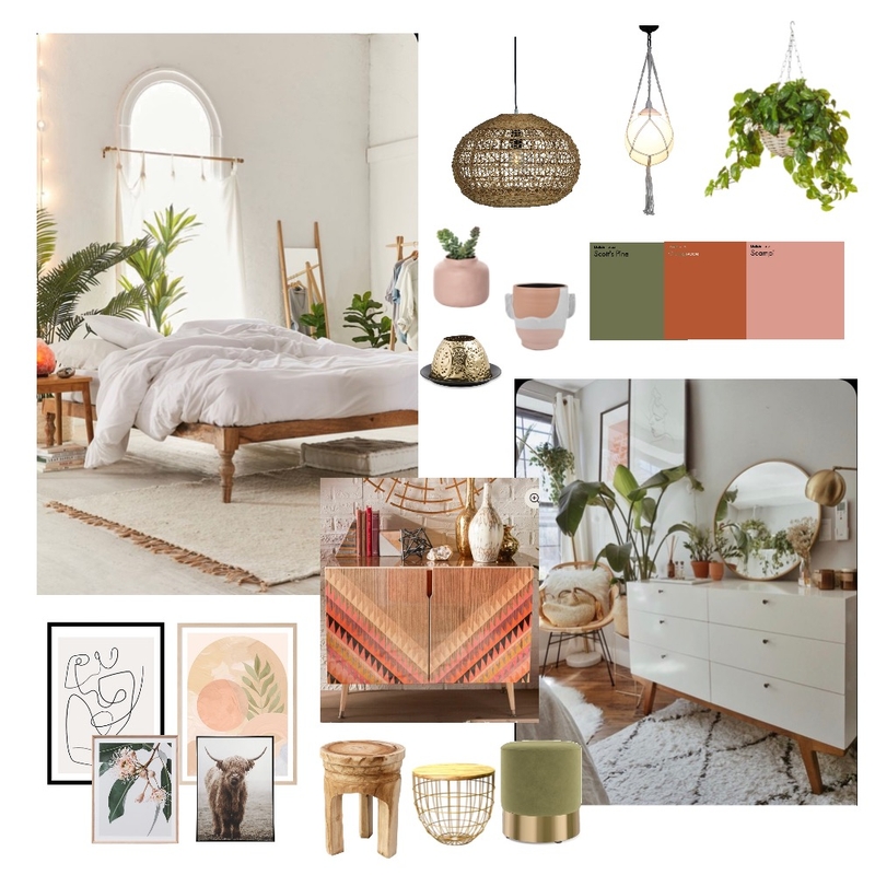 Boho Bedroom Mood Board by Jfleury on Style Sourcebook