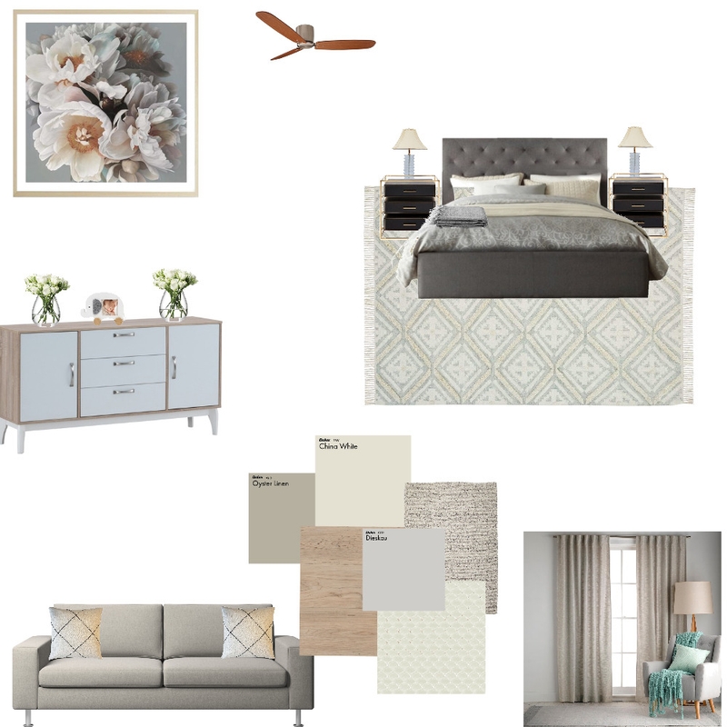 bedroom design Mood Board by D'Zine Hub Interiors on Style Sourcebook