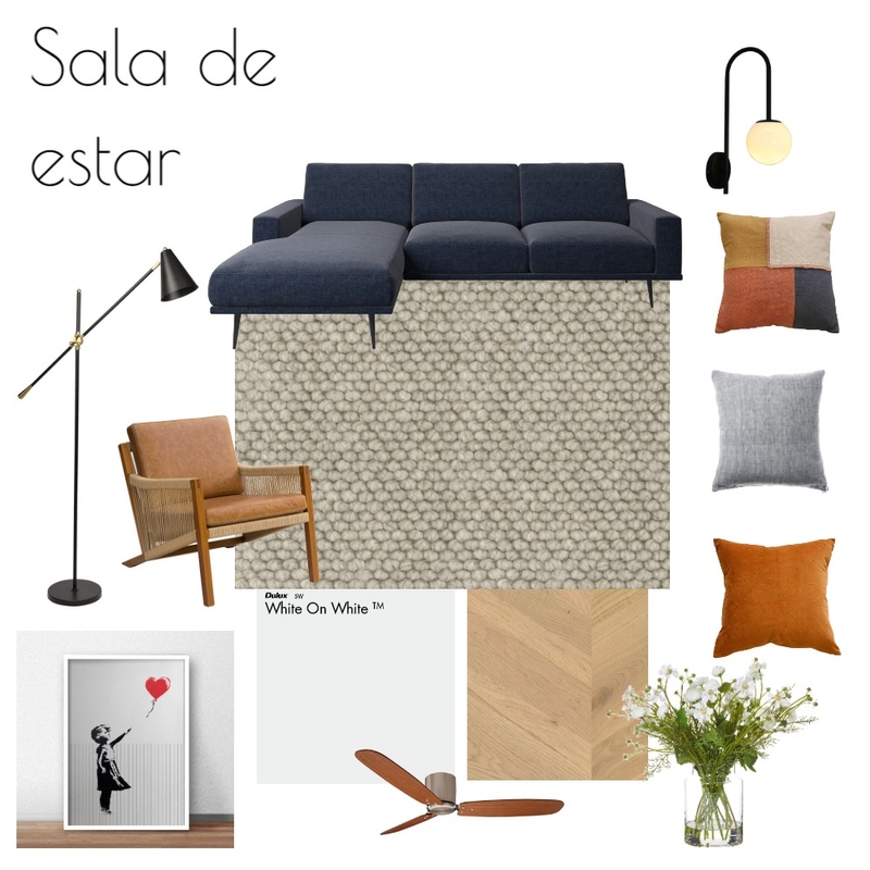 Sala Contemporânea Mood Board by Thata on Style Sourcebook