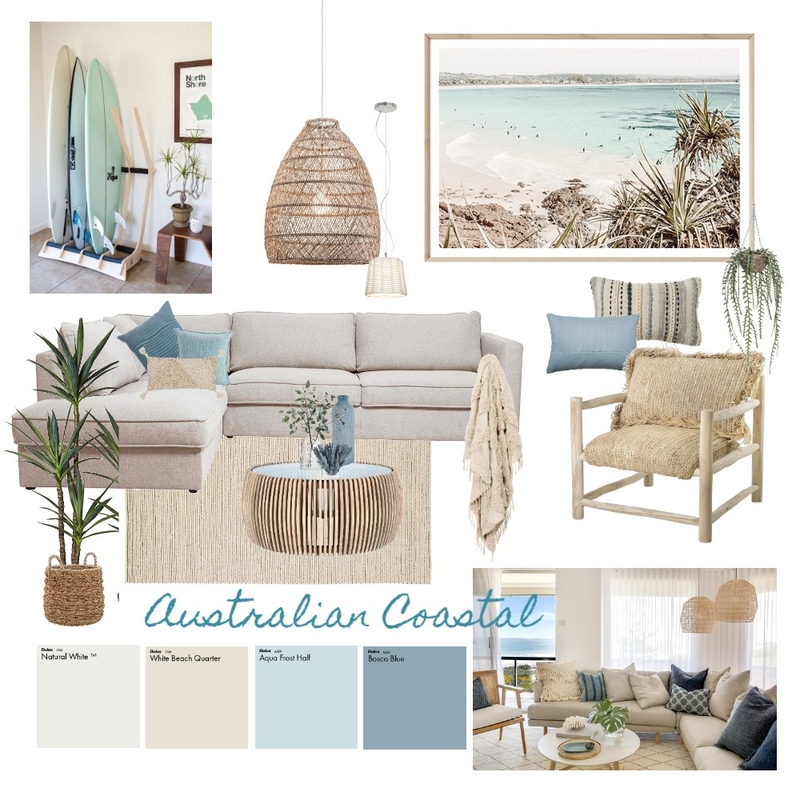 Australian Coastal Mood Board by LBDesigns on Style Sourcebook