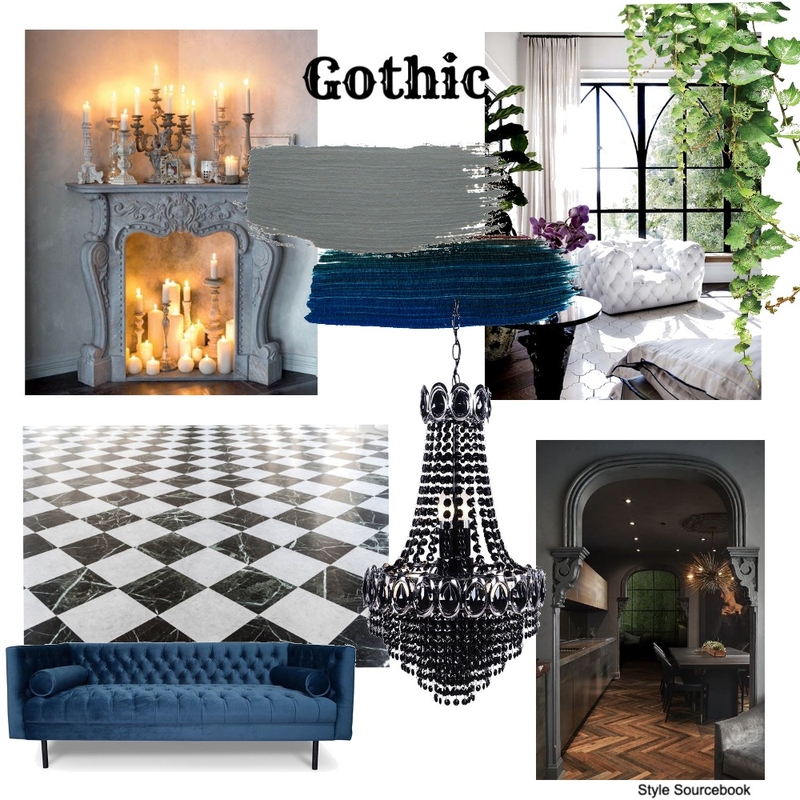 Gothic Mood Board Mood Board by Yana Flourentzou on Style Sourcebook