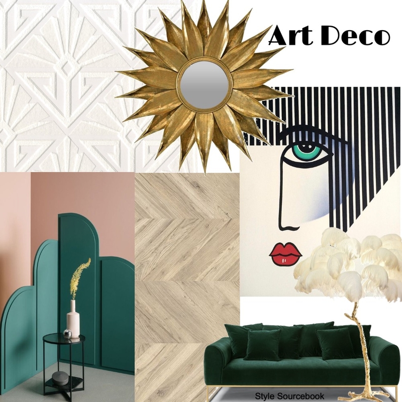 Art Deco Mood Board by Yana Flourentzou on Style Sourcebook