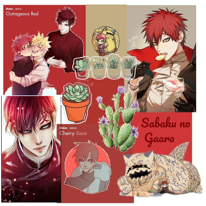 Sabaku No Gaara Mood Board by Purple Insanity on Style Sourcebook