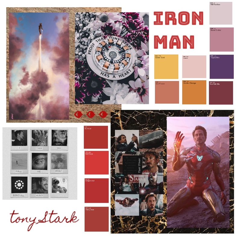Iron Man Mood Board by Purple Insanity on Style Sourcebook