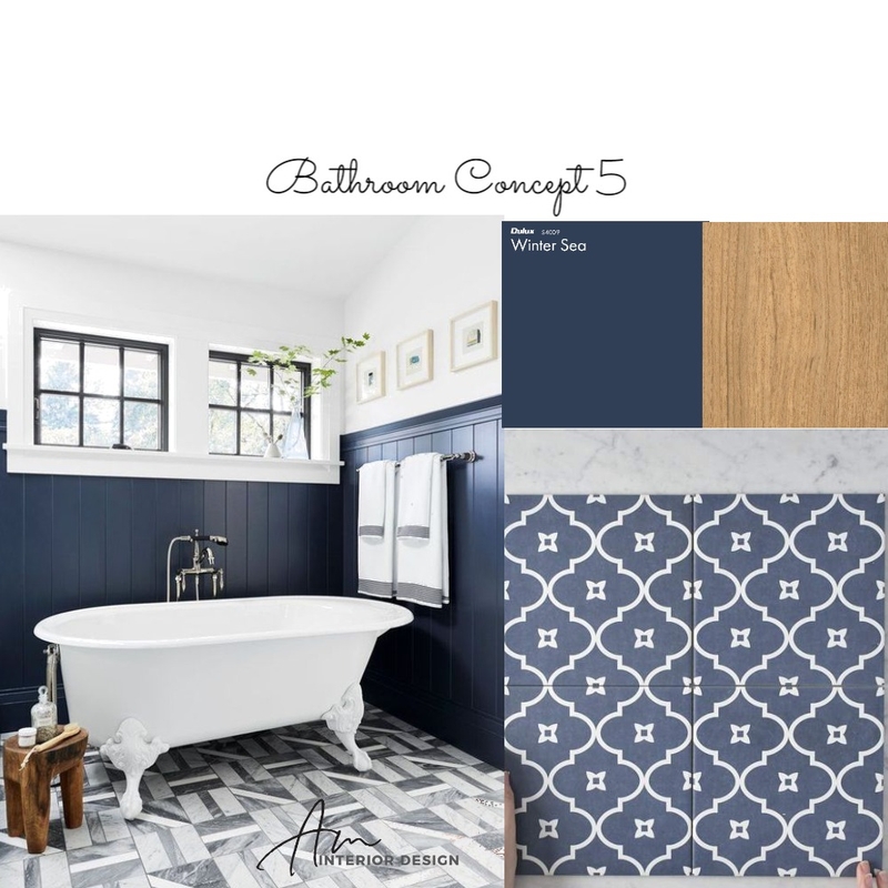 Bathroom Concept 5 Mood Board by AM Interior Design on Style Sourcebook