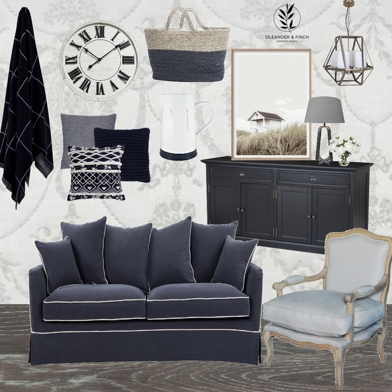 Hamptons Mood Board by Oleander & Finch Interiors on Style Sourcebook