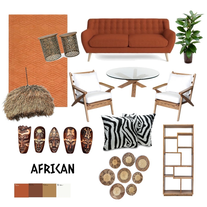 African Mood Board by Gia123 on Style Sourcebook