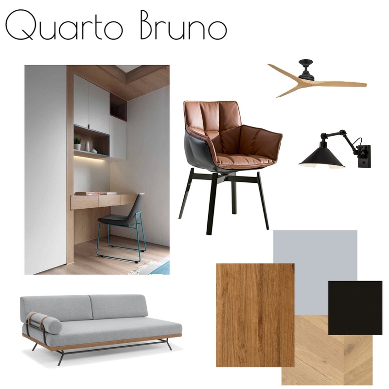 Quarto Bruno Mood Board by Thata on Style Sourcebook