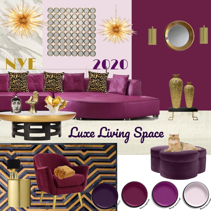 WELCOME 2020 NYE Party Mood Board by G3ishadesign on Style Sourcebook