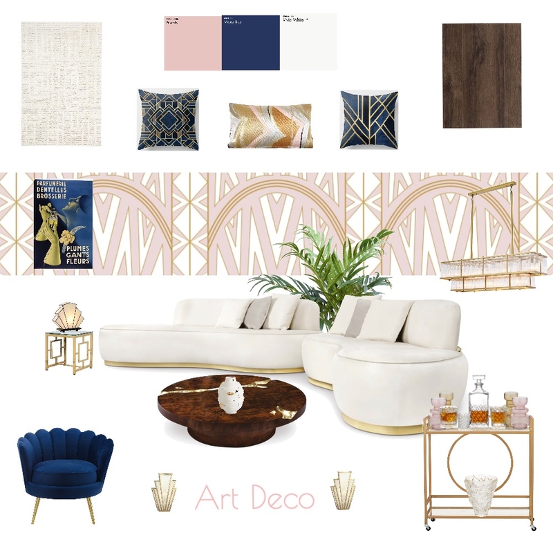 Art Deco Mood Board by abeer.aljassim on Style Sourcebook