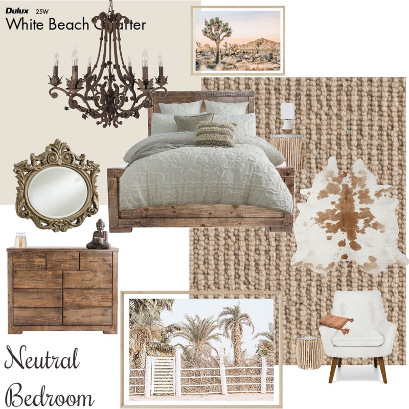 Neutral bedroom Mood Board by MsAries on Style Sourcebook