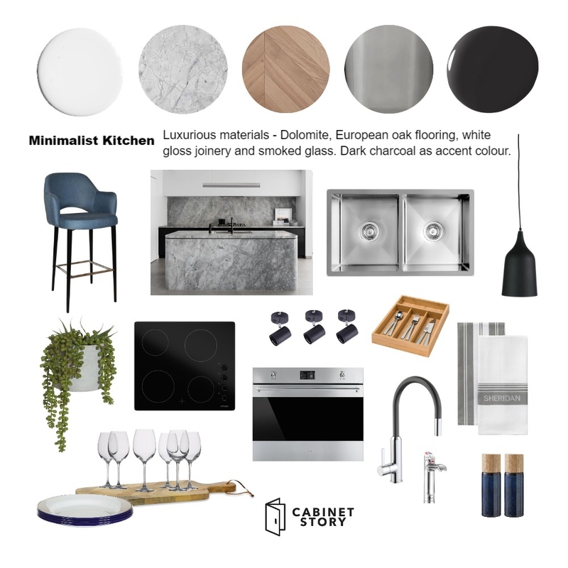 Kitchen Mood Board by Cabinet Story on Style Sourcebook