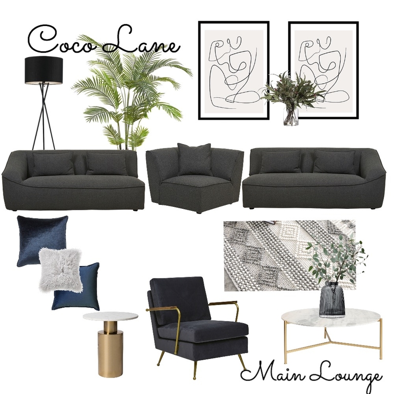 Scottsdale Turn Main Lounge Area Mood Board by CocoLane Interiors on Style Sourcebook