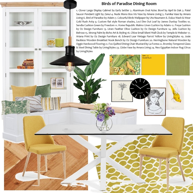 DiningRoom Mood Board by BlueSwallowDesigns on Style Sourcebook