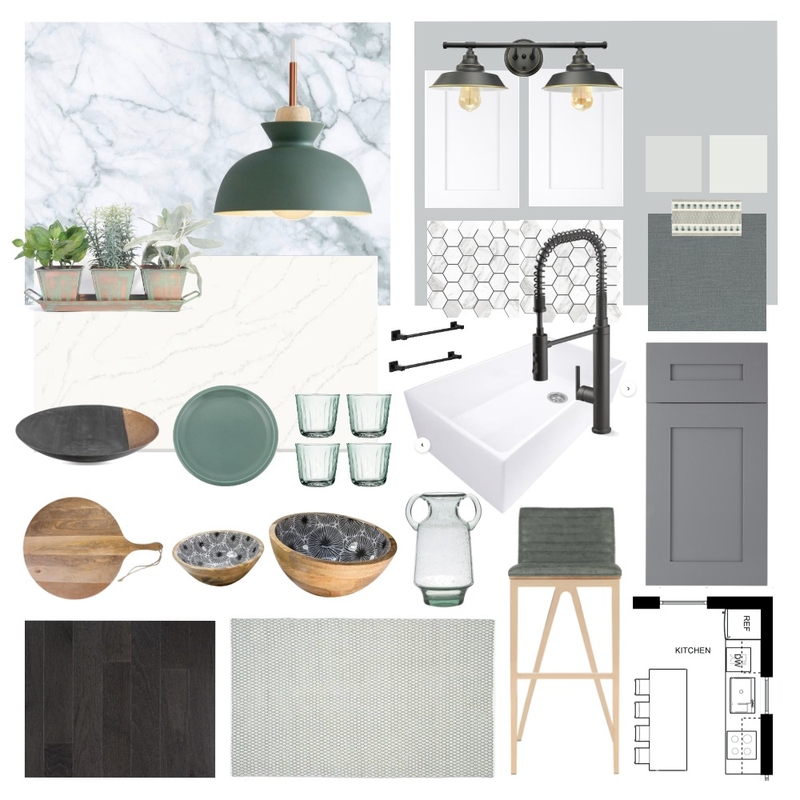Kitchen Mood Board by samschaible on Style Sourcebook