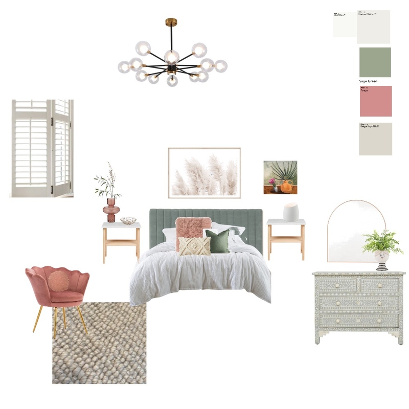 Hannah's bedroom Mood Board Mood Board by KateFletcher on Style Sourcebook