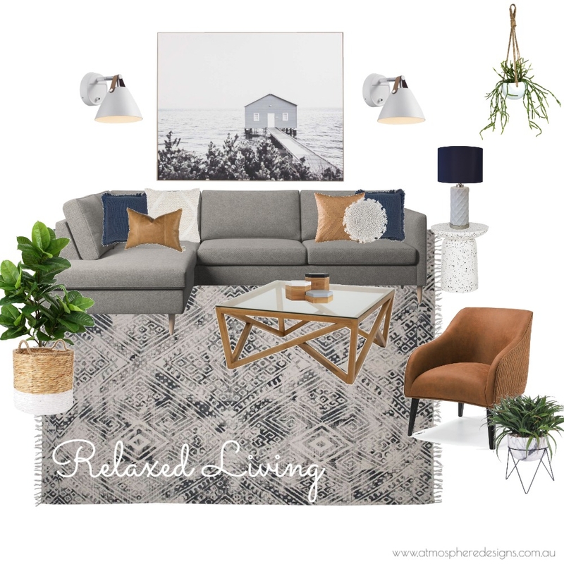 Relaxed Livingroom Mood Board by Atmosphere Designs on Style Sourcebook