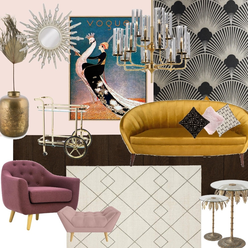 Modern Art Deco Mood Board by melhigman on Style Sourcebook