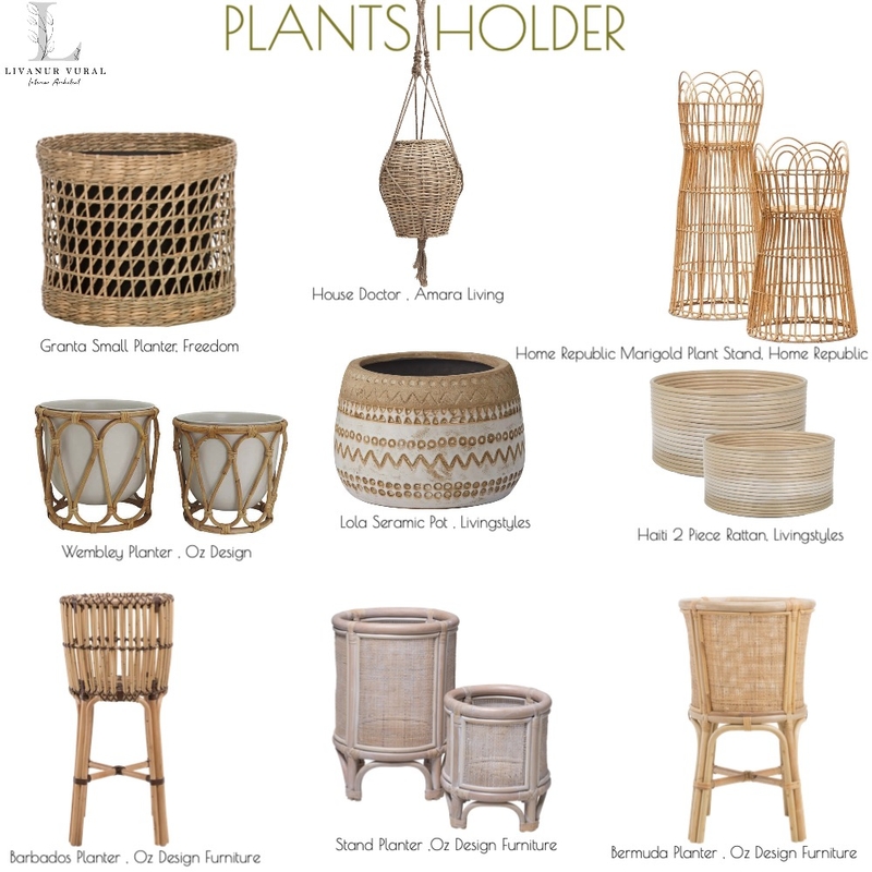 plants holder Mood Board by livanurvuraldesign on Style Sourcebook