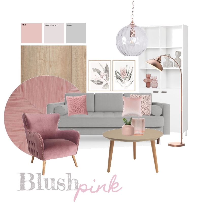 Blush pink Mood Board by ideenreich on Style Sourcebook