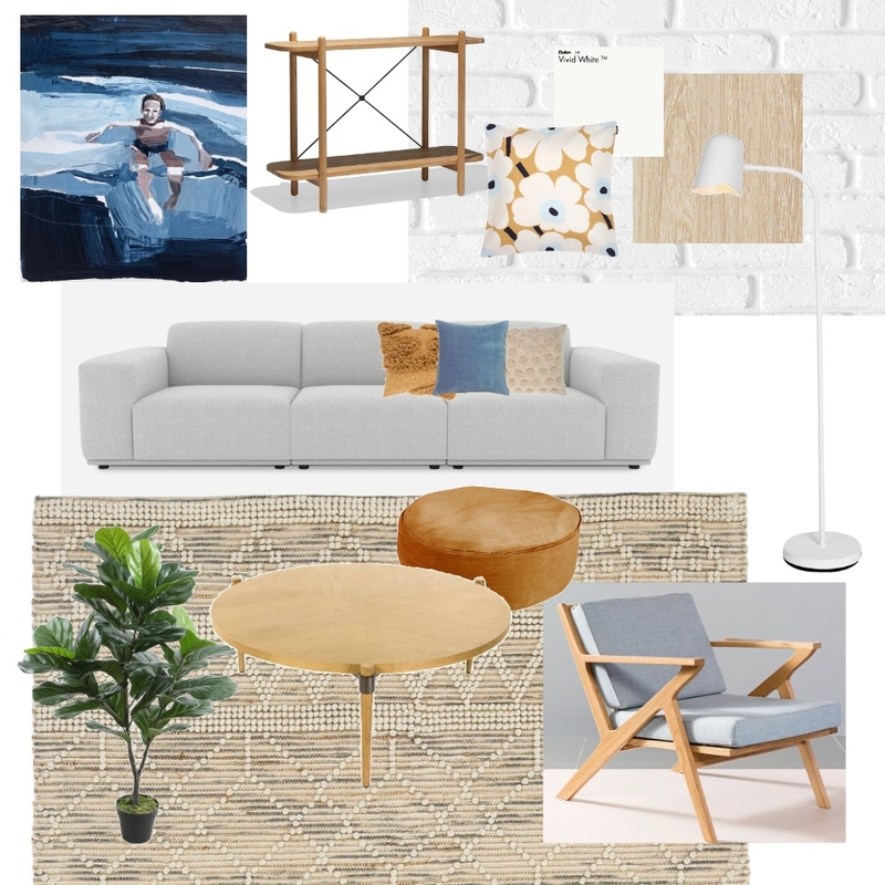 Burleigh Beach Retreat Lounge Mood Board by hemko interiors on Style Sourcebook