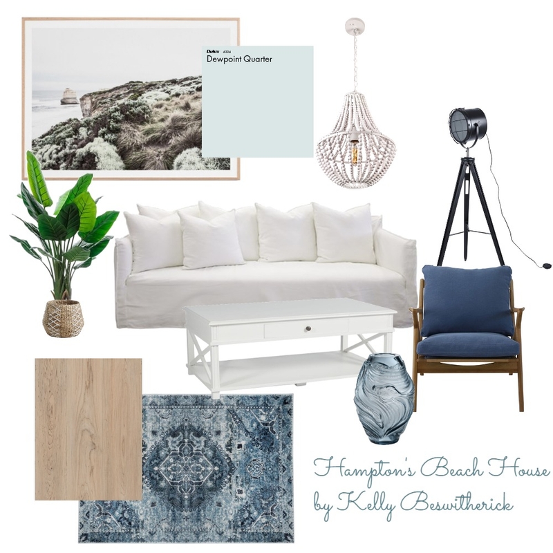 Hampton's Beach House Mood Board by kellybeswitherick on Style Sourcebook