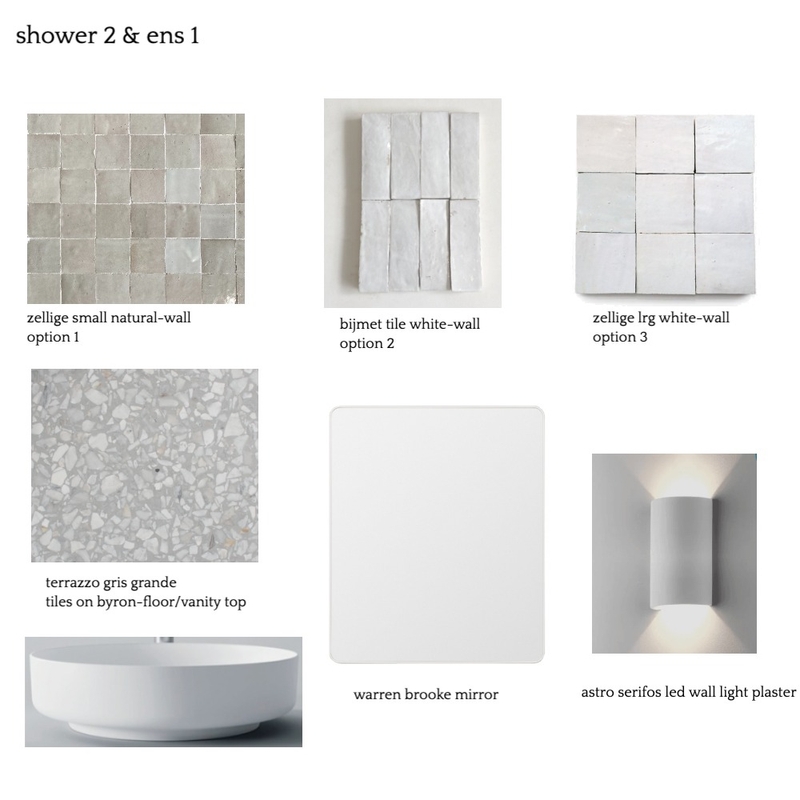 ens 1 shower 2 room Mood Board by RACHELCARLAND on Style Sourcebook