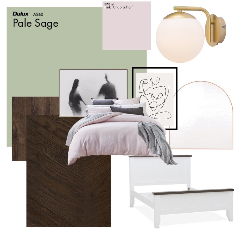 Guest Bedroom Mood Board by Sabrina Carrall on Style Sourcebook