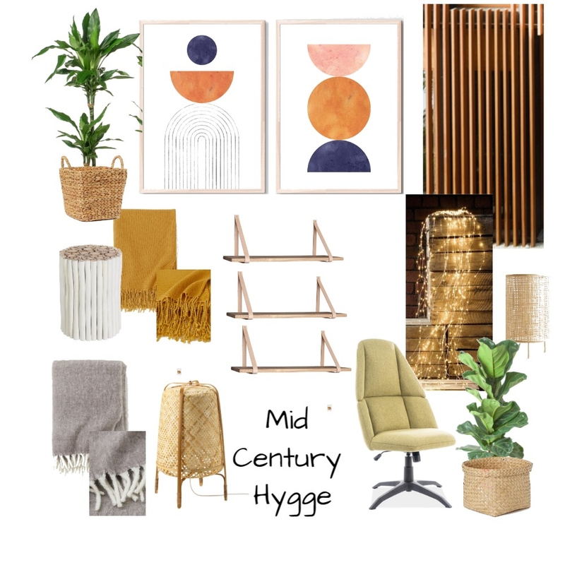 Sandra Mid century hygge Mood Board by Designful.ro on Style Sourcebook