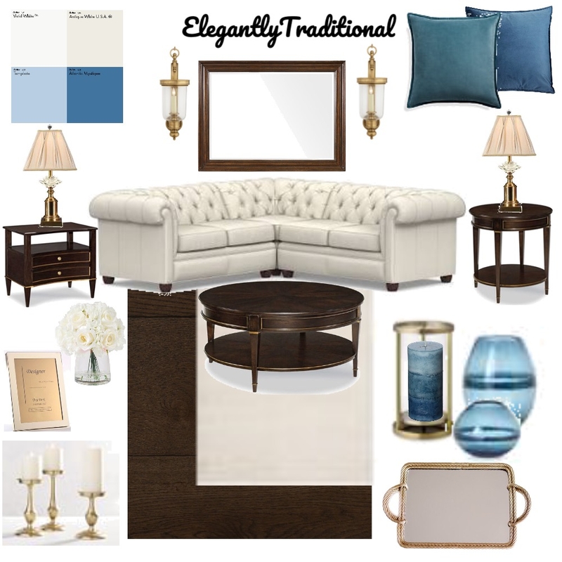 ELEGANT and TRADITIONAL Mood Board by Katie Waugh on Style Sourcebook
