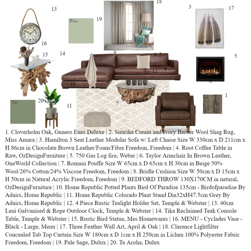 module 9 Living Room Mood Board by woodlandgypsy on Style Sourcebook