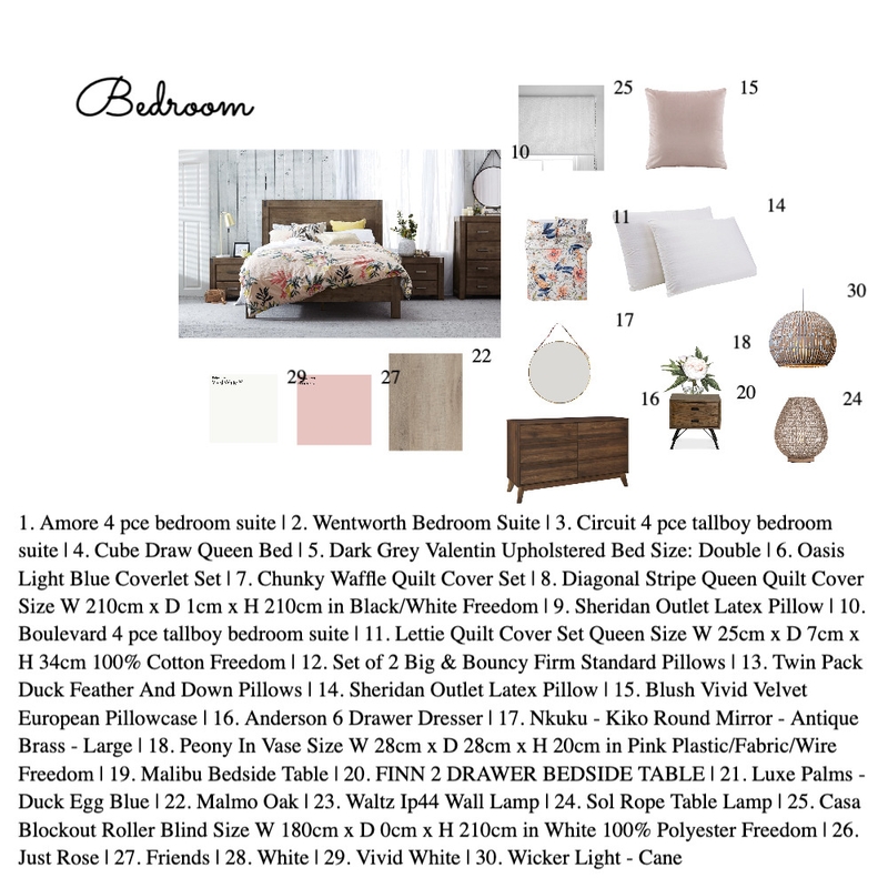 Bedroom Mood Board Mood Board by Cristinella on Style Sourcebook