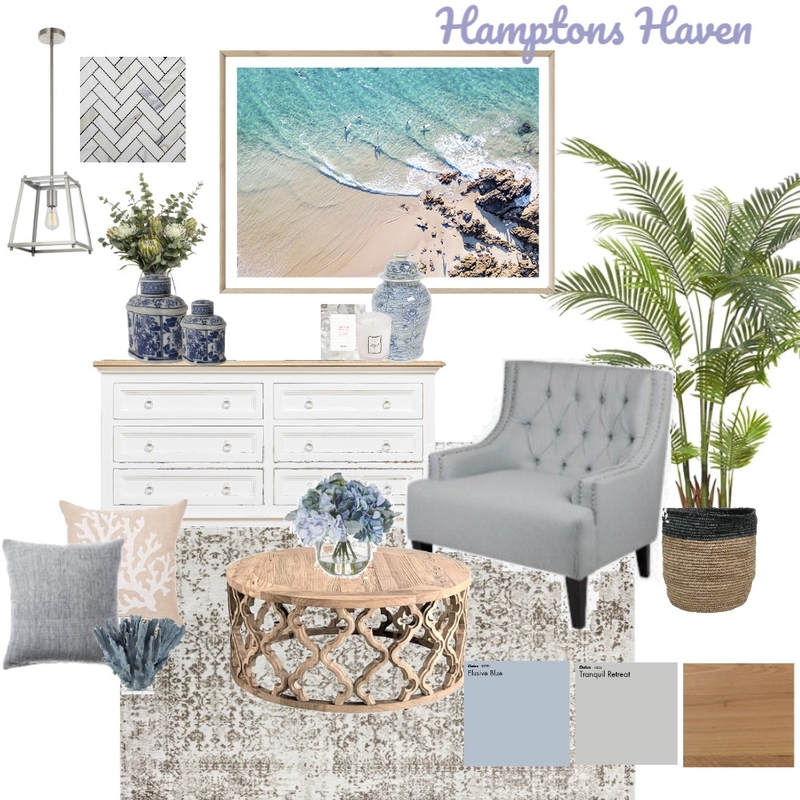 Hamptons' Haven Mood Board by Lauren Stirling on Style Sourcebook