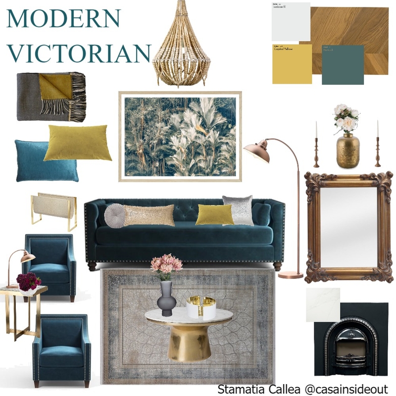 Modern Victorian Mood Board by Casa Inside Out on Style Sourcebook